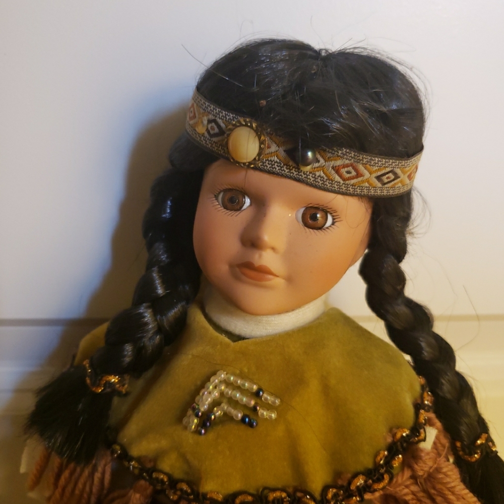 Knightsbridge handpainted porcelain baby doll